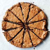 Chocolate Tart with Pine Nuts