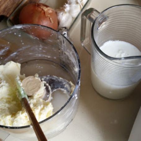 Butter and buttermilk (from creme)