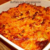 Buffalo Chicken Potato Casserole