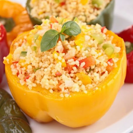 Couscous Stuffed Bell Peppers