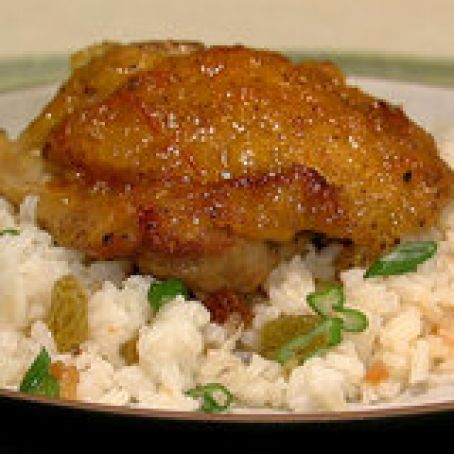 Chicken: Ginger-Orange with Coconut Rice (Clinton Kelly's )