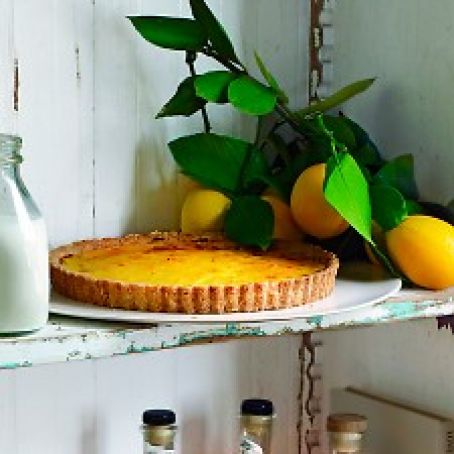 Rustic Meyer Lemon Tart