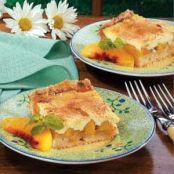 Sour Cream Peach Kuchen