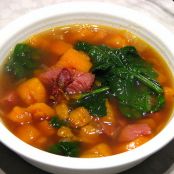 Smoked Turkey and Spinach Soup