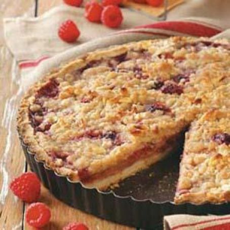 Raspberry Pear Tart