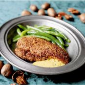 Pecan-Crusted Chicken with Mustard Sauce
