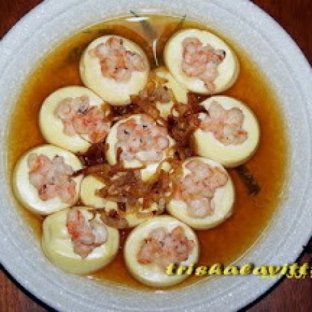 TOFU - Steamed Toufu with Prawn