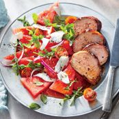 Peach-Glazed Pork Tenderloin