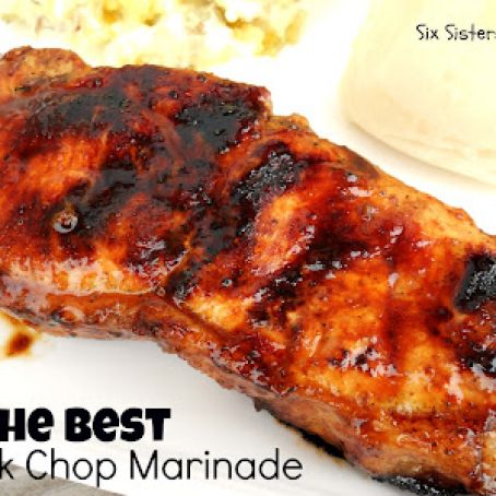 PORK - Pork Chop Marinaded BBQ Sauce