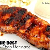 PORK - Pork Chop Marinaded BBQ Sauce