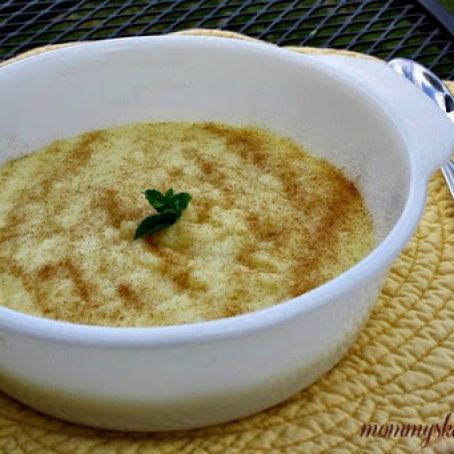 Homemade Creamy Rice Pudding
