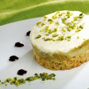 Yogurt Cake with Rhubarb and Pistachio