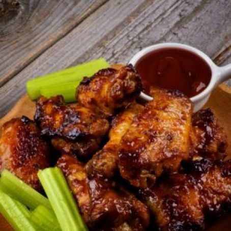 Sweet and Gooey Chicken Wings