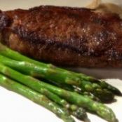 Pan Seared Strip Steak with Mustard Cream Sauce