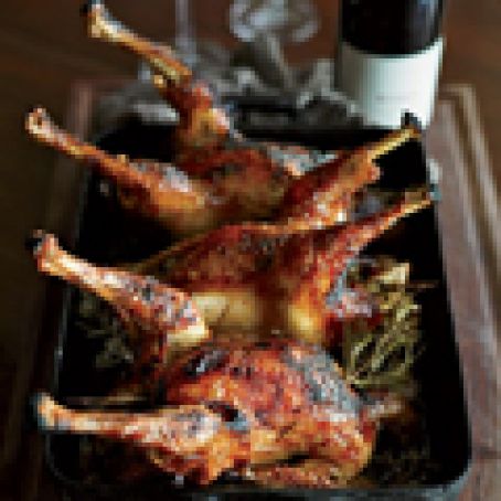 Honey-and-Lemon-Glazed Roast Chicken