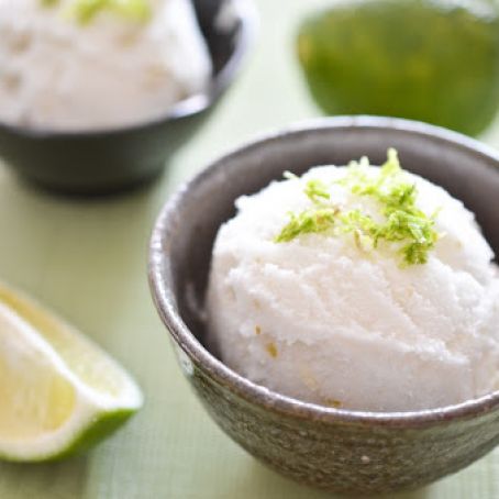 Coconut Lime Sorbet ****