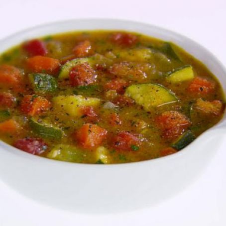 Rustic Vegetable and Polenta Soup