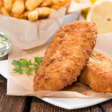 Homemade Parmesan-Crusted Fish Sticks