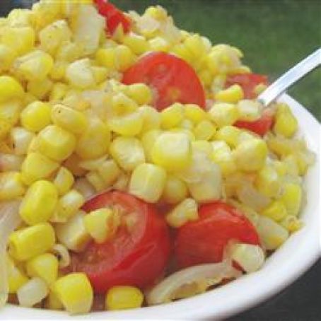 Fried Corn and Onions