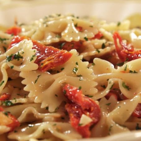Farfalle with Anchovies and Sun-Dried Tomatoes