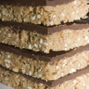 No-Bake Chocolate-Pretzel-Peanut Butter Squares