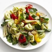 Warm Tortellini & Roasted Vegetable Salad