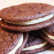 Easy Chocolate Peanut Butter Whoopie Pies