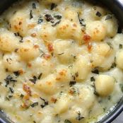 Double Cheese Baked Gnocchi with Sage