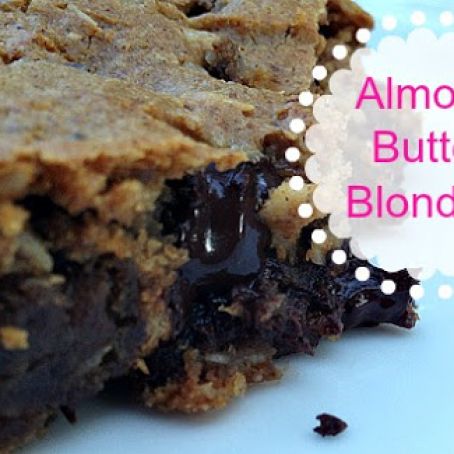 Almond Butter Blondies