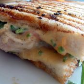 Grilled Chicken Sandwich with Apricot Sauce