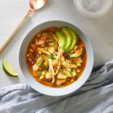 QUICK COOKER CHICKEN TORTILLA SOUP