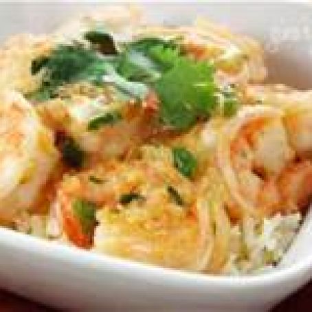 Coconut Rice with Shrimp