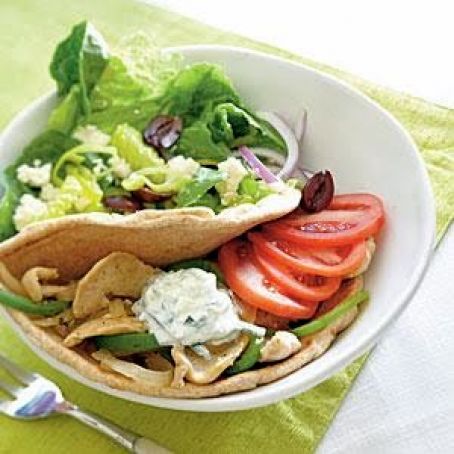 Skillet Chicken Souvlaki