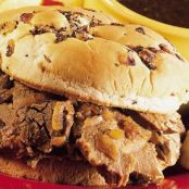 Hot Beef Sandwiches Au Jus