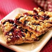 Chewy Red Raspberry Bars