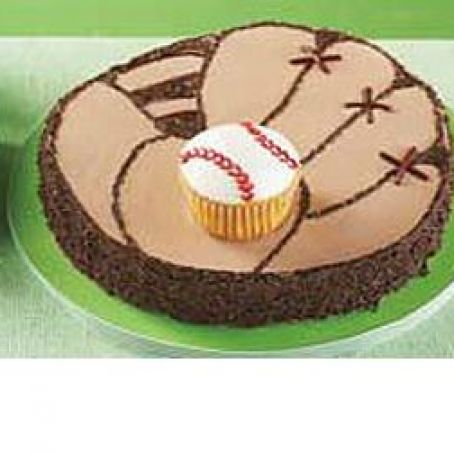 Baseball Mitt Cake