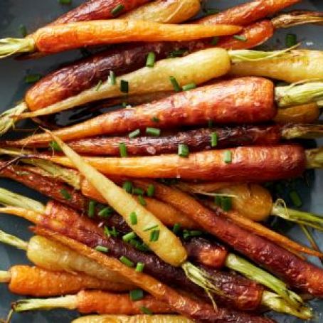 Roasted Rainbow Carrots
