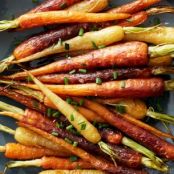 Roasted Rainbow Carrots