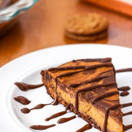 Nutella Swirl Pumpkin Pie