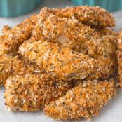 Oven-baked Parmesan Chicken Strips