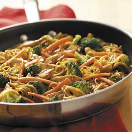 Stir Fry Chicken Lo-Mein Recipe