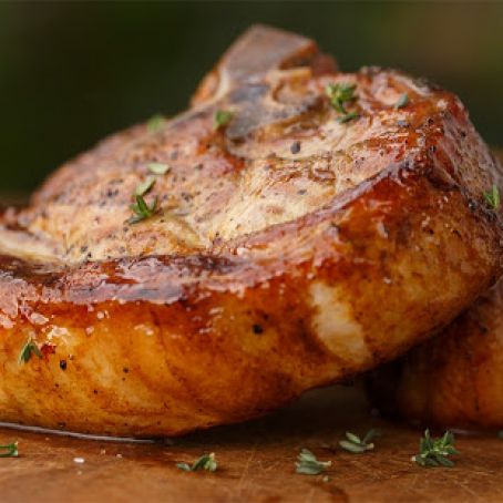Pork Chops Stuffed with Smoked Gouda and Bacon