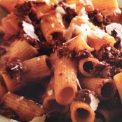 Rigatoni with Brisket and Porcini Ragu