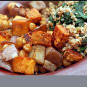 Sweet Potato, Pear, and Chickpea Tzimmes