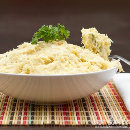 Fettuccine Alfredo(Spaghetti Squash)