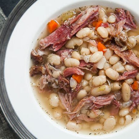White Bean and Ham Soup