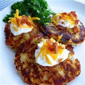 Loaded Mashed Potato Cakes