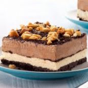 Peanut-Chocolate Mud Pie Squares