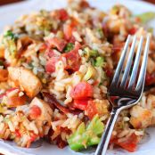 Cheesy Chicken Bacon Broccoli and Rice