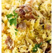 SPAGHETTI SQUASH CARBONARA